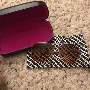 DVF aviator sunglasses